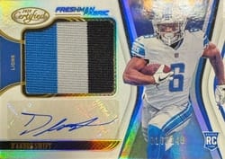 2020 Panini Certified Base Set D'Andre Swift #209 card