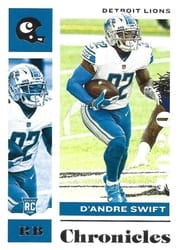 2020 Panini Chronicles Base Set D'Andre Swift #32 card