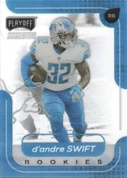 2020 Panini Chronicles Playoff Momentum SSD Rookies D'Andre Swift #M-9 card