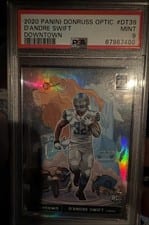2020 Panini Donruss Optic Downtown D'Andre Swift #DT-39 card