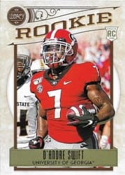 2020 Panini Legacy Base Set D'Andre Swift #153 card