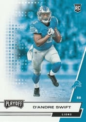 2020 Panini Playoff Base Set D'Andre Swift #209 card