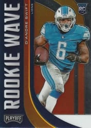 2020 Panini Playoff Rookie Wave D'Andre Swift #RW-15 card