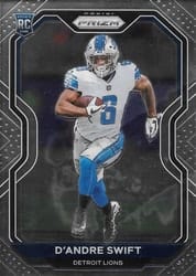 2020 Panini Prizm Base Set D'Andre Swift #358 card