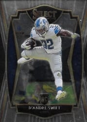 2020 Panini Select Base Set D'Andre Swift #151 card