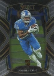 2020 Panini Select Base Set D'Andre Swift #251 card