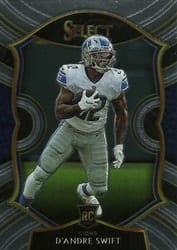 2020 Panini Select Base Set D'Andre Swift #51 card