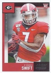 2020 Score Base Set D'Andre Swift #377 card