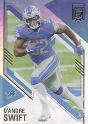 2021 Donruss Elite Base Set D'Andre Swift #63 card
