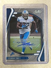 2021 Panini Absolute Base Signatures D'Andre Swift #9 card