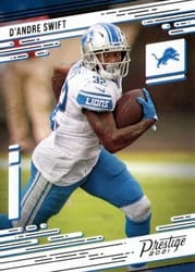 2021 Panini Prestige Base Set D'Andre Swift #55 card