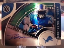 2022 Panini Elements Steel Signatures D'Andre Swift #SS-DS card