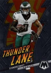 2023 Panini Mosaic Thunder Lane D'Andre Swift #TL-DSW card