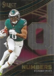 2023 Panini Select Select Numbers D'Andre Swift #14 card