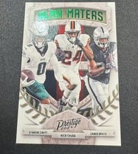 2024 Panini Prestige Alma Maters D'Andre Swift / Nick Chubb / Zamir White #20 card