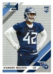 2019 Donruss Base Set D'Andre Walker #291 card