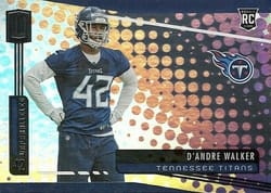 2019 Panini Unparalleled Base Set D'Andre Walker #284 card