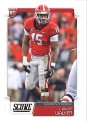 2019 Score Base Set D'Andre Walker #373 card