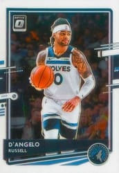 2020-21 Donruss Optic Base Set D'Angelo Russell #57 card