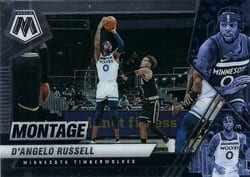2020-21 Panini Mosaic Montage D'Angelo Russell #11 card