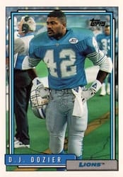 1992 Topps Base Set D.J. Dozier #407 card