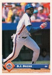 1993 Donruss Base Set D.J. Dozier #90 card