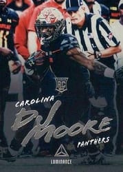 2018 Panini Luminance Base Set D.J. Moore #120 card