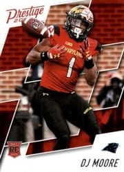 2018 Panini Prestige Base Set D.J. Moore #244 card