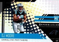 2018 Panini Unparalleled Base Set D.J. Moore #257 card
