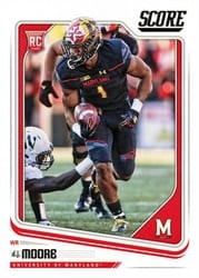 2018 Score Base Set D.J. Moore #384 card