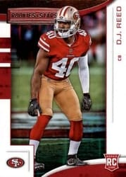 2018 Panini Rookies & Stars Base Set D.J. Reed #195 card