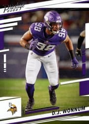 2022 Panini Prestige Base Set D.J. Wonnum #196 card