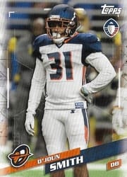2019 Topps AAF Base Set D'Joun Smith #89 card