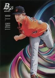 2018 Bowman Platinum Top Prospects D.L. Hall #TOP-89 card