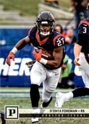 2018 Panini Base Set D'Onta Foreman #123 card