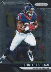 2018 Panini Prizm Base Set D'Onta Foreman #126 card