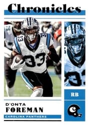 2022 Panini Chronicles Base Set D'onta Foreman #26 card
