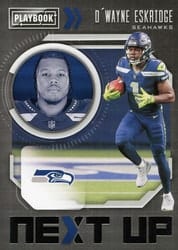2021 Panini Playbook Next Up D'Wayne Eskridge #NXT-DWE card