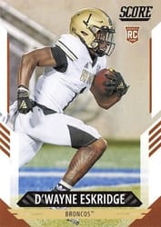 2021 Score Base Set D'Wayne Eskridge #393 card