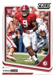2018 Score Base Set Da'Shawn Hand #402 card