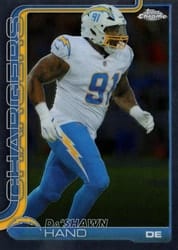 2025 Topps Chrome Base Set Da'Shawn Hand #164 card