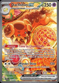 Stellar Crown Dachsbun ex #169 card