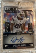 2024 Panini Contenders Optic Rookie Ticket Autographs Daequan Hardy #189 card