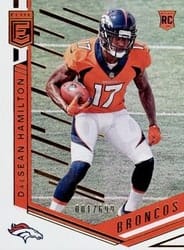 2018 Donruss Elite Base Set DaeSean Hamilton #184 card