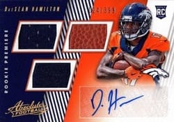 2018 Panini Absolute Base Set DaeSean Hamilton #188 card