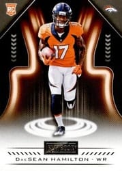 2018 Panini Playbook Base Set DaeSean Hamilton #162 card