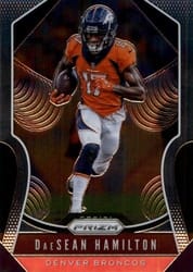2019 Panini Prizm Base Set DaeSean Hamilton #201 card