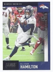 2020 Score Base Set DaeSean Hamilton #124 card