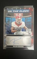 2024 Panini Prestige On the Clock Signatures Daijun Edwards #OTC-DES card