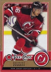 2008-09 O-Pee-Chee Base Set Dainius Zubrus #103 card